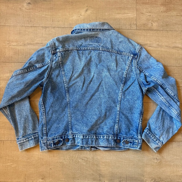 Vintage 1980s Levi’s Type 3 Trucker Blue Denim Jacket 70506 Made In USA 42R - Picture 2 of 16